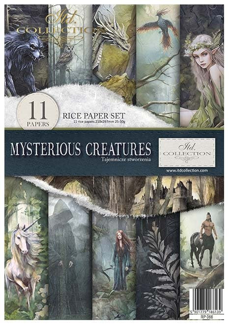 ITD Collection Rice paper Pack Mysterious Creatures