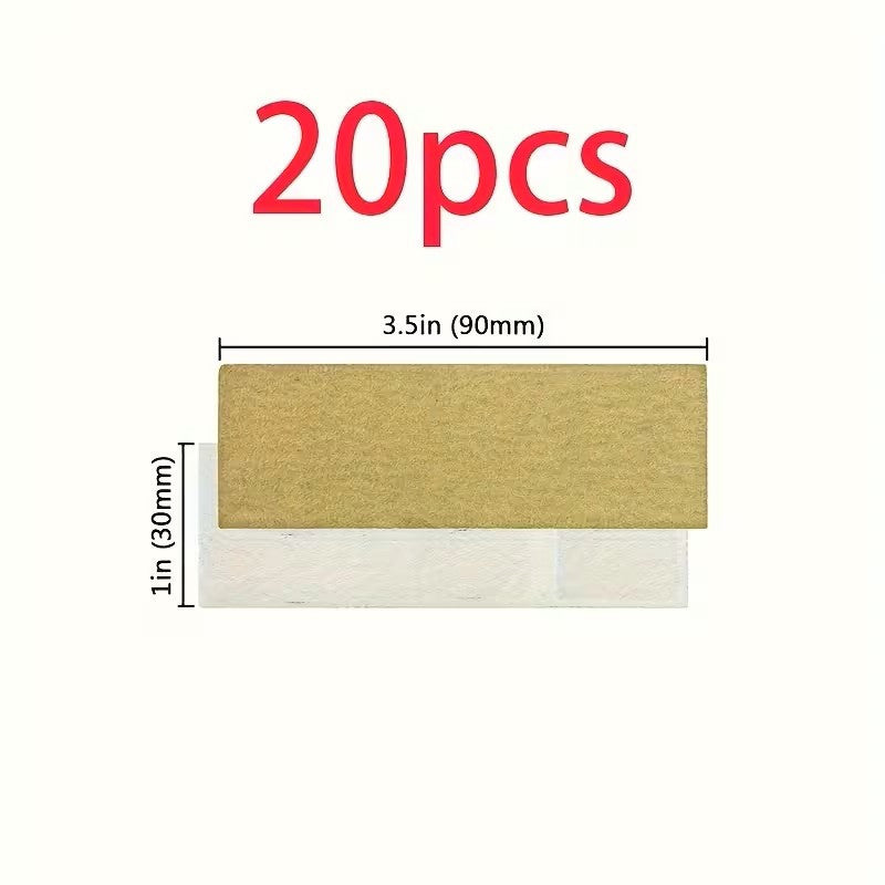 20 Yellow Mini Detail Sanding Blocks