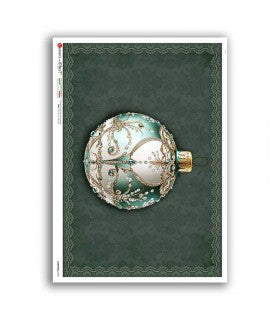 Victorian Emerald Ornament