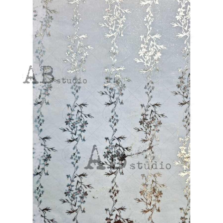 AB Studios Gilded Vines Decoupage Rice Paper A4 0030