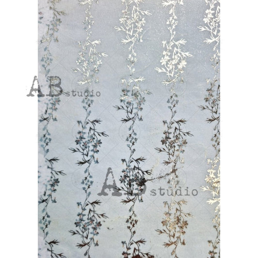 AB Studios Gilded Vines Decoupage Rice Paper A4 0030