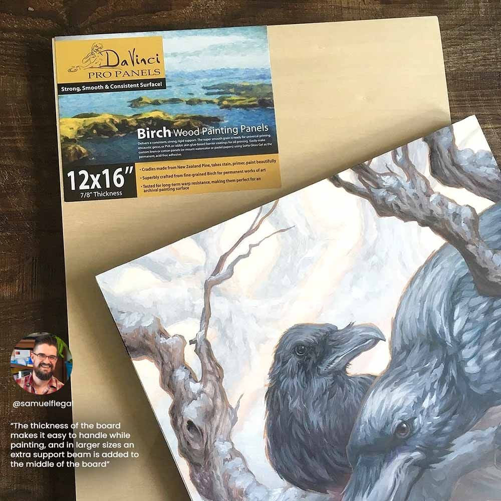 Da Vinci Pro Birch Wood Panel 6x8