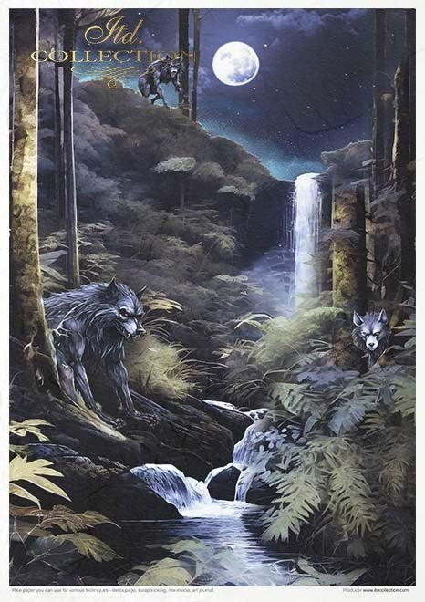 ITD Collection Rice paper Pack Mysterious Creatures
