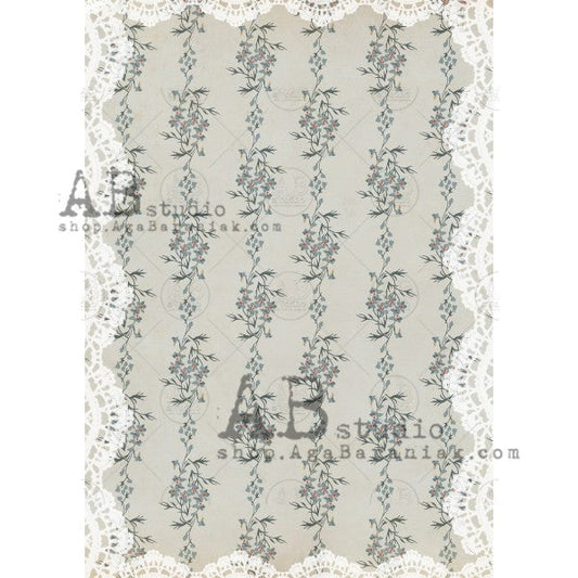 AB Studios Rice Paper Shabby Wallpaper Pattern