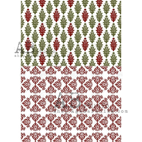 AB Studios Rice Paper Christmas Patterns ABRP 0433