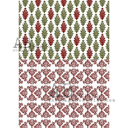 AB Studios Rice Paper Christmas Patterns ABRP 0433