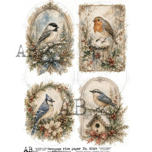 Decoupage rice paper A4 ID-8064