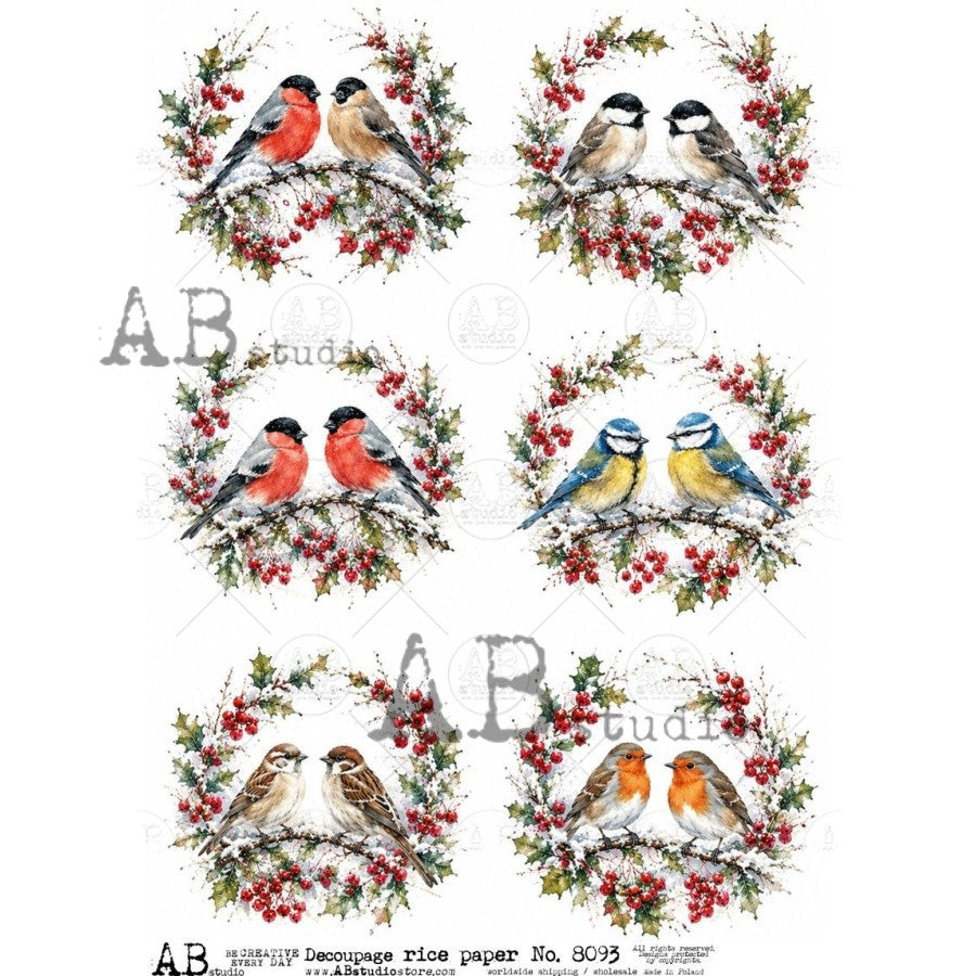 Decoupage rice paper A4 ID-8093