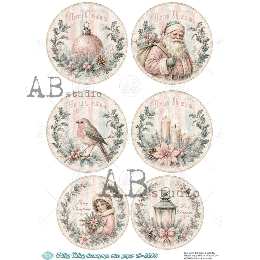 Decoupage rice paper A4 Milky Valley ID-1286