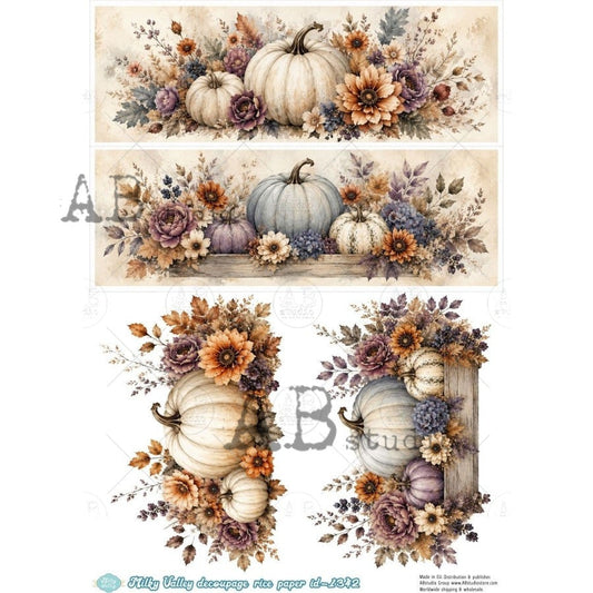 Decoupage rice paper A4 Milky Valley ID-1342