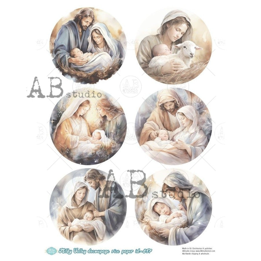 Holy Family Nativity – Sacred Christmas Portraits