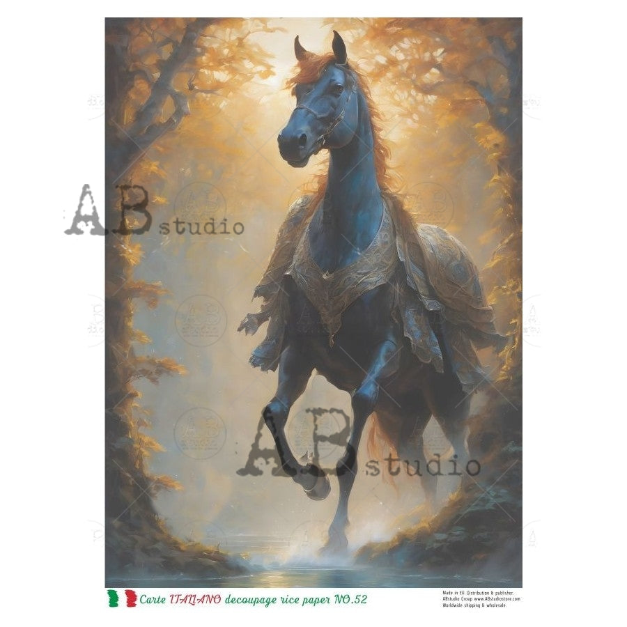 Decoupage rice paper Carte Italiano A4 ID-52