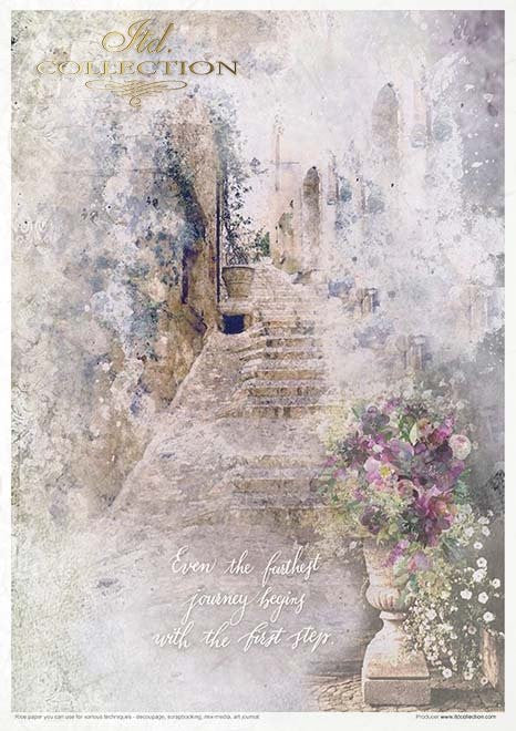 ITD Collection Rice Paper Pack of 11 Garden of Dreams