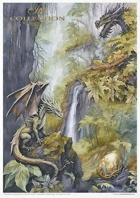 ITD Collection Rice paper Pack Mysterious Creatures