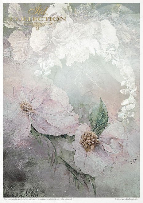 ITD Collection Rice Paper Pack of 11 A4 Winter Love Story