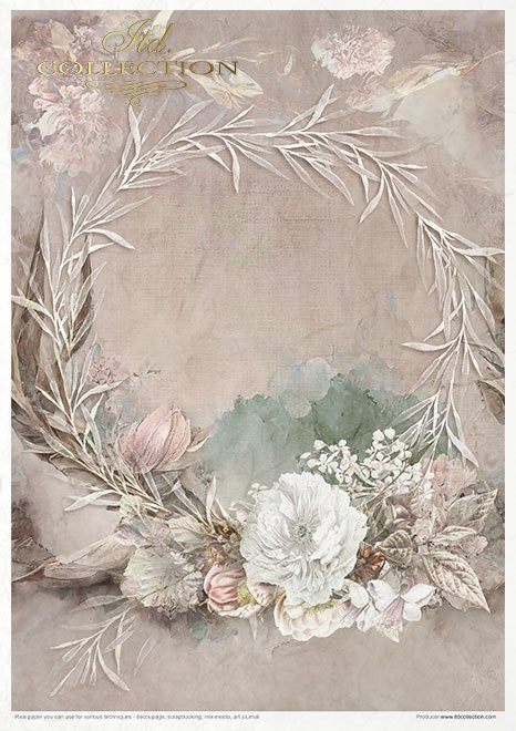 ITD Collection Rice Paper Pack of 11 A4 Winter Love Story