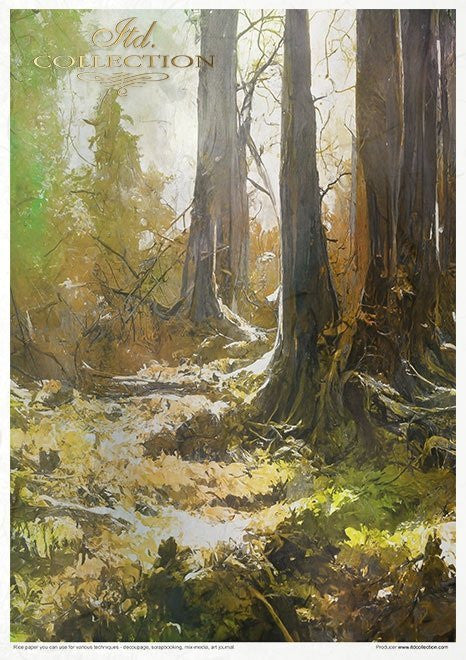 ITD Collection Mysterious Forest 11 Pack Rice Papers
