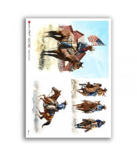 Western Cowboy Riding Scenes