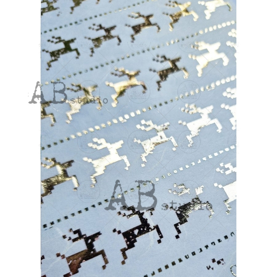 Gilded decoupage paper A4 No.0088 (1088)