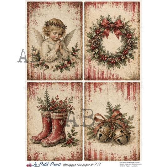 Le Petit Paris decoupage rice paper no 771