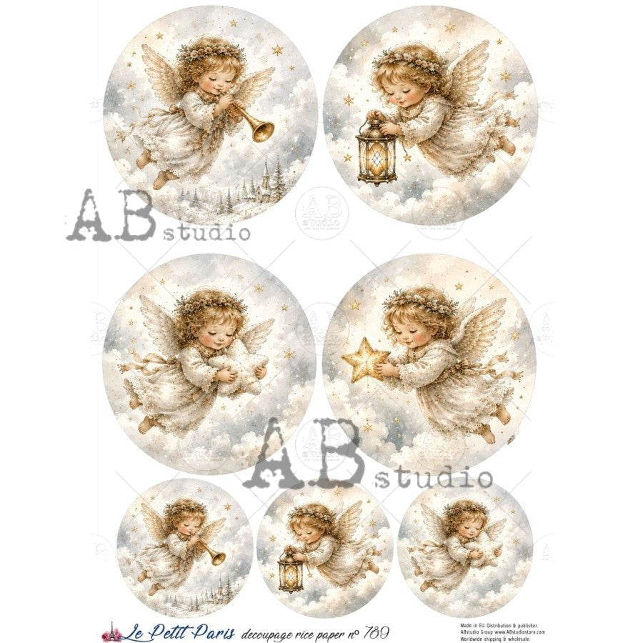 Le Petit Paris decoupage rice paper no 789