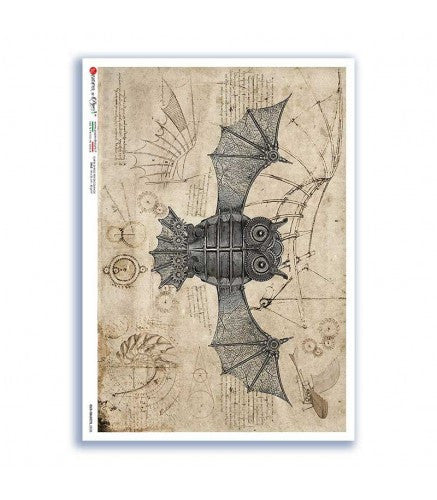 Paper Designs Steampunk Bat OLD OBJECT 0028