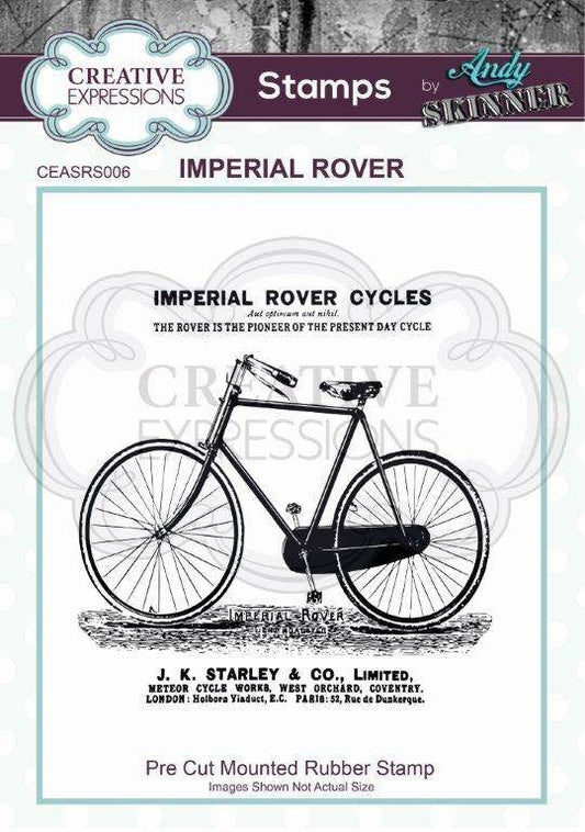 Creative Expressions Andy Skinner Imperial Rover Rubber Stamp 3.9 in x 3.9 in